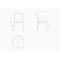 Manhattan Comfort Gansevoort Faux Leather Dining Chair in Cream - Set of 2 DC051-CR - alternate 2